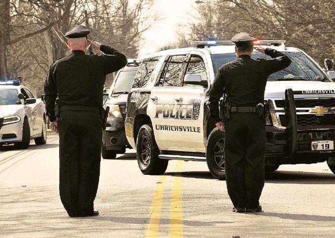 Local police officers honor K9 officer | Advertiser-Tribune Tiffin ...