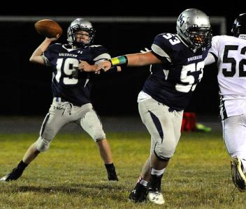 manchester valleys brody coleman looks to throw against forestville ken koons photo