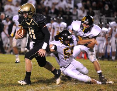 centurys justice guthrie runs the ball against sc on sept 27