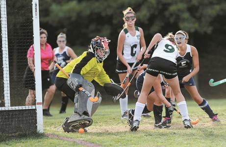 centurys mandi trostle 9 shoots a goal past manchester valley goalie jacie wood during the second half of their game in eldersburg tuesday oct 8 2013