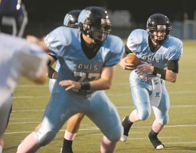 westminster quarterback duke etchison runs for a touchdown against liberty saturday oct 12 at mcdaniel college in westminster