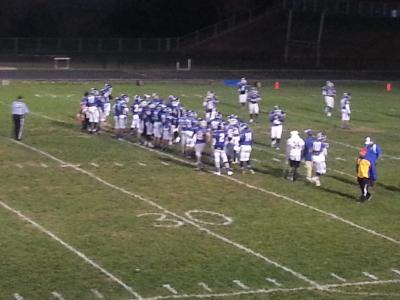 liberty warming up before game against manchester valley