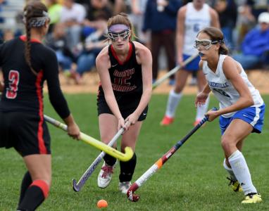 north carrolls jensyn koontz fights for the ball with walkersvilles rachel doffermyre wednesday oct 29 at walkersville high school
